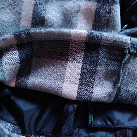Wool Blend Plaid Winter Miniskirt XS/S - Picture 7 of 7